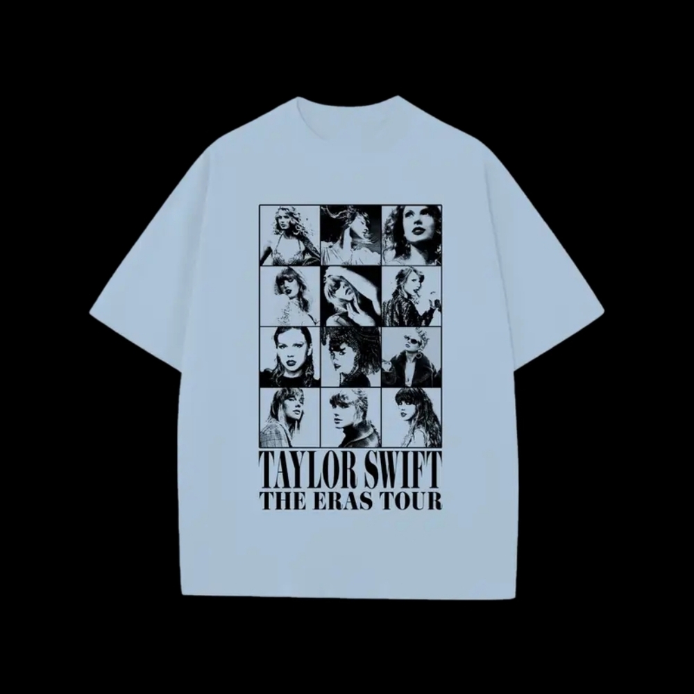 Taylor Swift The Eras Tour Blue T-Shirt Women's Size Medium NWT